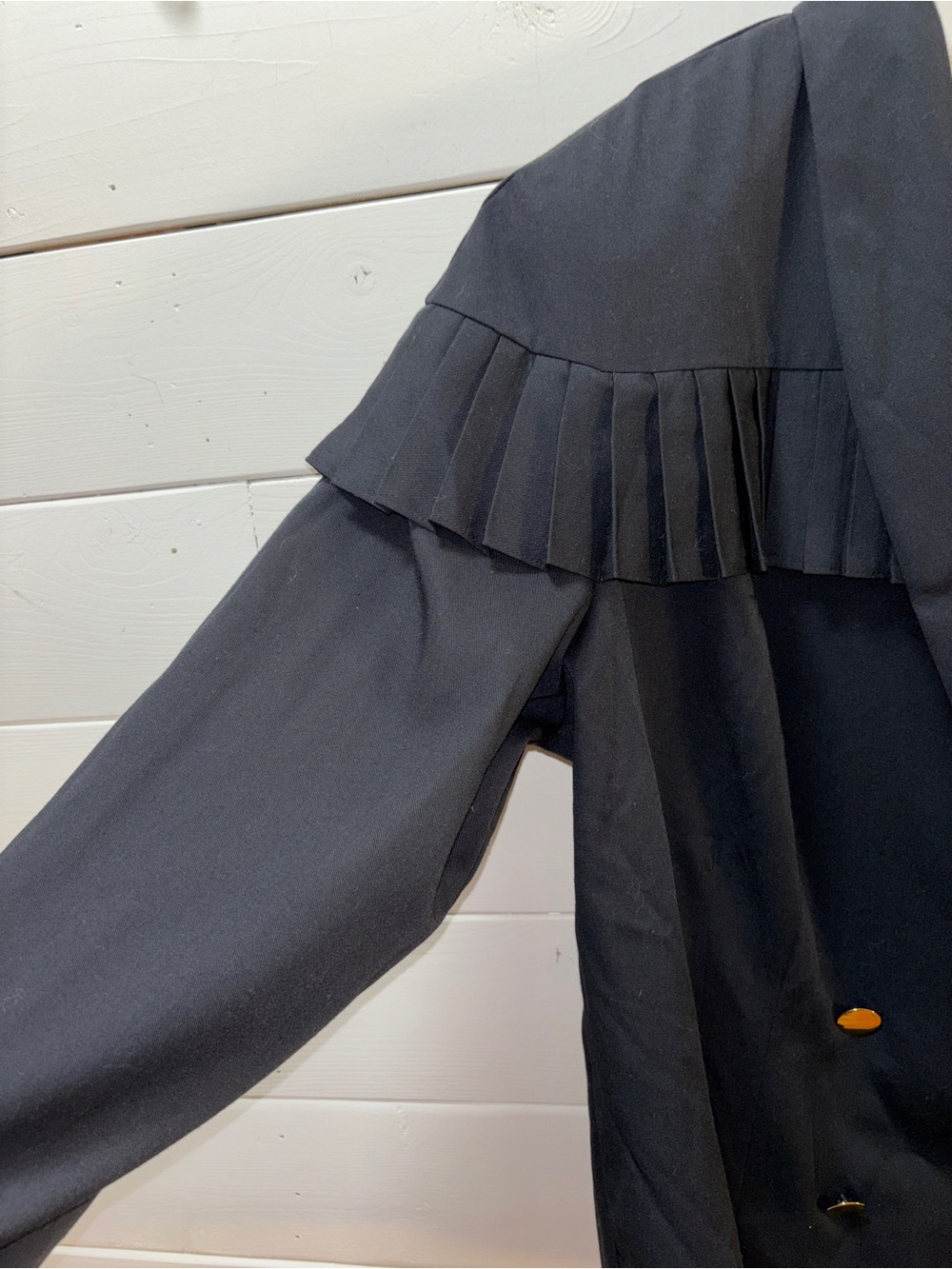 BLACK ADDITION ELLE PLEATED TRIM BLAZER JACKET SIZE 20W - Picture 5 of 10